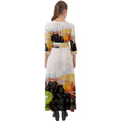 Button Up Boho Maxi Dress 