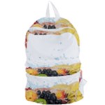 Variety Of Fruit Water Berry Food Splash Kiwi Grape Foldable Lightweight Backpack