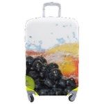 Variety Of Fruit Water Berry Food Splash Kiwi Grape Luggage Cover (Medium)