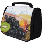 Variety Of Fruit Water Berry Food Splash Kiwi Grape Full Print Travel Pouch (Big)