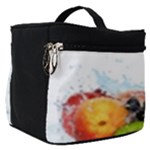 Variety Of Fruit Water Berry Food Splash Kiwi Grape Make Up Travel Bag (Small)