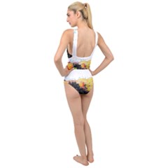 Cross Front Low Back Swimsuit 