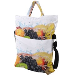 Fold Over Handle Tote Bag 