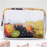 Variety Of Fruit Water Berry Food Splash Kiwi Grape Make Up Pouch (Medium)