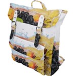 Variety Of Fruit Water Berry Food Splash Kiwi Grape Buckle Up Backpack