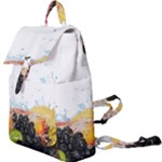 Variety Of Fruit Water Berry Food Splash Kiwi Grape Buckle Everyday Backpack