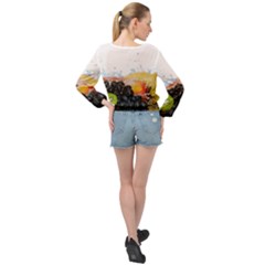 Banded Bottom Chiffon Top 