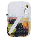 Variety Of Fruit Water Berry Food Splash Kiwi Grape Belt Pouch Bag (Large)