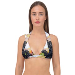 Double Strap Halter Bikini Top 