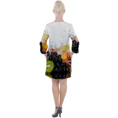 Open Neck Shift Dress 