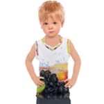 Variety Of Fruit Water Berry Food Splash Kiwi Grape Kids  Sport Tank Top