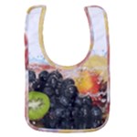 Variety Of Fruit Water Berry Food Splash Kiwi Grape Baby Bib