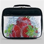 Red Strawberries Water Squirt Strawberry Fresh Splash Drops Lunch Bag