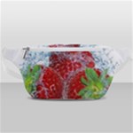 Red Strawberries Water Squirt Strawberry Fresh Splash Drops Waist Bag 