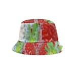 Red Strawberries Water Squirt Strawberry Fresh Splash Drops Inside Out Bucket Hat (Kids)