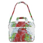 Red Strawberries Water Squirt Strawberry Fresh Splash Drops MacBook Pro 16  Shoulder Laptop Bag