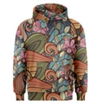 Multicolored Flower Decor Flowers Patterns Leaves Colorful Men s Core Hoodie