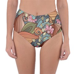 Reversible High-Waist Bikini Bottoms 