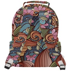 Rounded Multi Pocket Backpack 