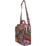 Multicolored Flower Decor Flowers Patterns Leaves Colorful Crossbody Day Bag