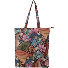 Double Zip Up Tote Bag 