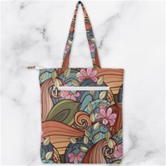 Double Zip Up Tote Bag 