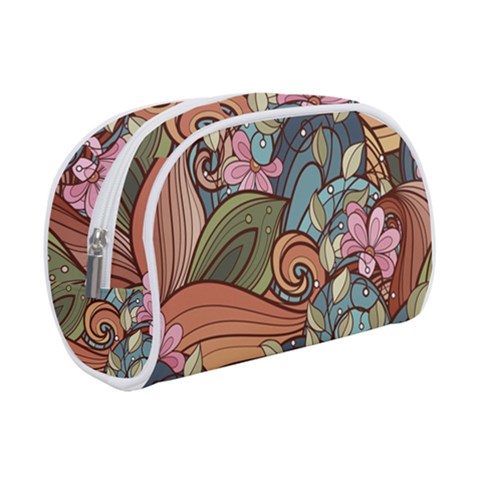 Multicolored Flower Decor Flowers Patterns Leaves Colorful Make Up Case (Small) from ArtsNow.com