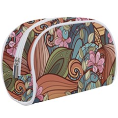 Multicolored Flower Decor Flowers Patterns Leaves Colorful Make Up Case (Large) from ArtsNow.com