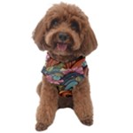 Multicolored Flower Decor Flowers Patterns Leaves Colorful Dog Sweater