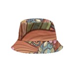 Multicolored Flower Decor Flowers Patterns Leaves Colorful Bucket Hat (Kids)