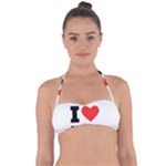 I love brandy Halter Bandeau Bikini Top