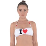 I love brandy Halter Bandeau Bikini Top