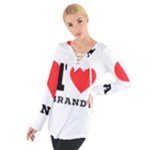 I love brandy Tie Up Tee