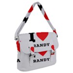 I love brandy Buckle Messenger Bag