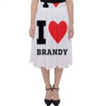 I love brandy Classic Midi Skirt