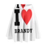 I love brandy High Waist Skirt