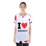 I love brandy Skirt Hem Sports Top