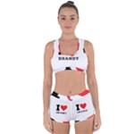 I love brandy Racerback Boyleg Bikini Set