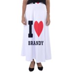 I love brandy Flared Maxi Skirt