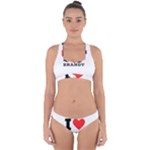 I love brandy Cross Back Hipster Bikini Set