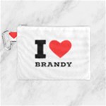 I love brandy Canvas Cosmetic Bag (Medium)