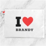 I love brandy Canvas Cosmetic Bag (XXL)