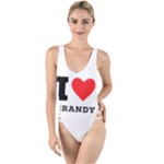 I love brandy High Leg Strappy Swimsuit