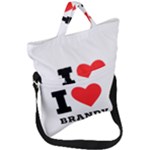 I love brandy Fold Over Handle Tote Bag