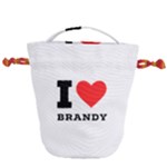 I love brandy Drawstring Bucket Bag