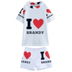 I love brandy Kids  Swim Tee and Shorts Set