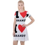 I love brandy Cap Sleeve Velour Dress 