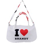 I love brandy Removable Strap Handbag