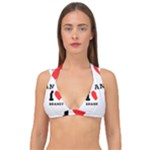 I love brandy Double Strap Halter Bikini Top