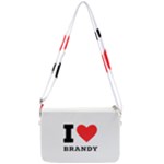 I love brandy Double Gusset Crossbody Bag